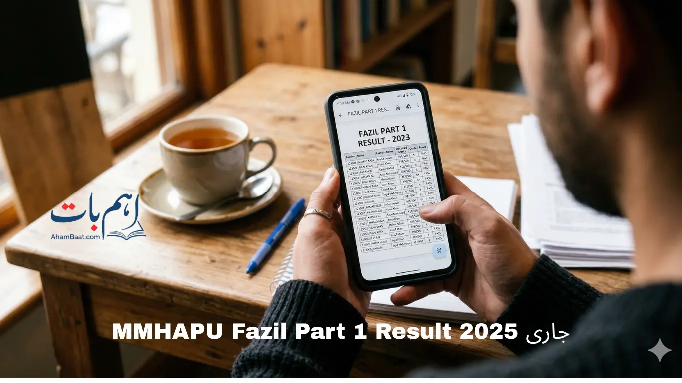 MMHAPU Fazil Part 1 Result 2025 جاری